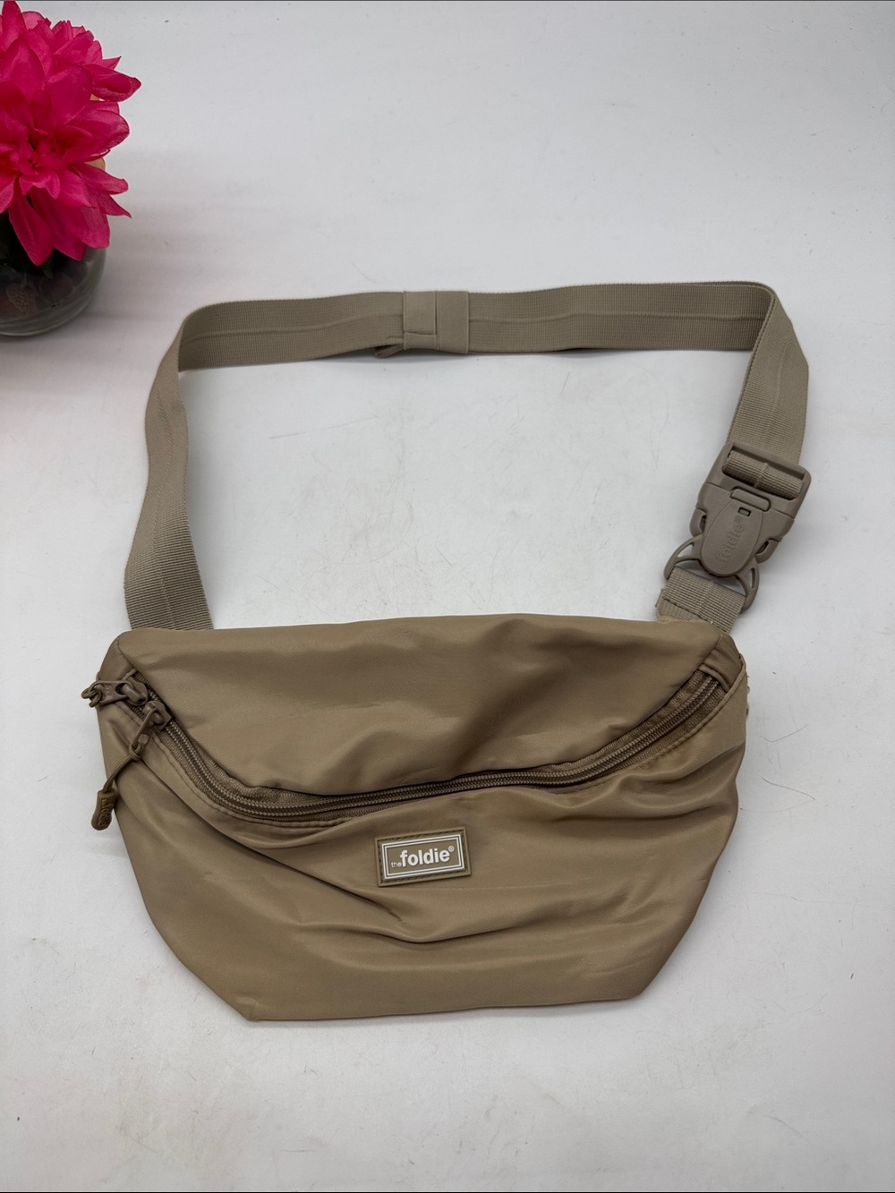 Foldie Tan Crossbody - Versatile Crossbody Sling RFID